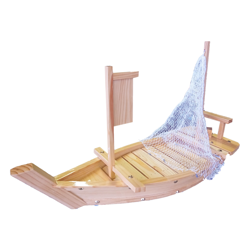 Barco de madera 60 cms