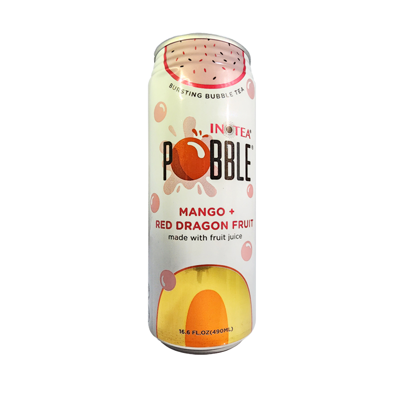 Bubble Tea Pobble sabor Pitahaya y Mango (490 ml)