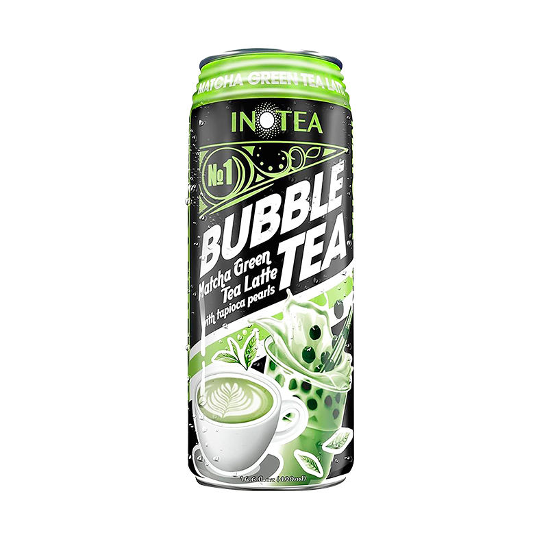 Bubble Tea de Te Verde 490 ml